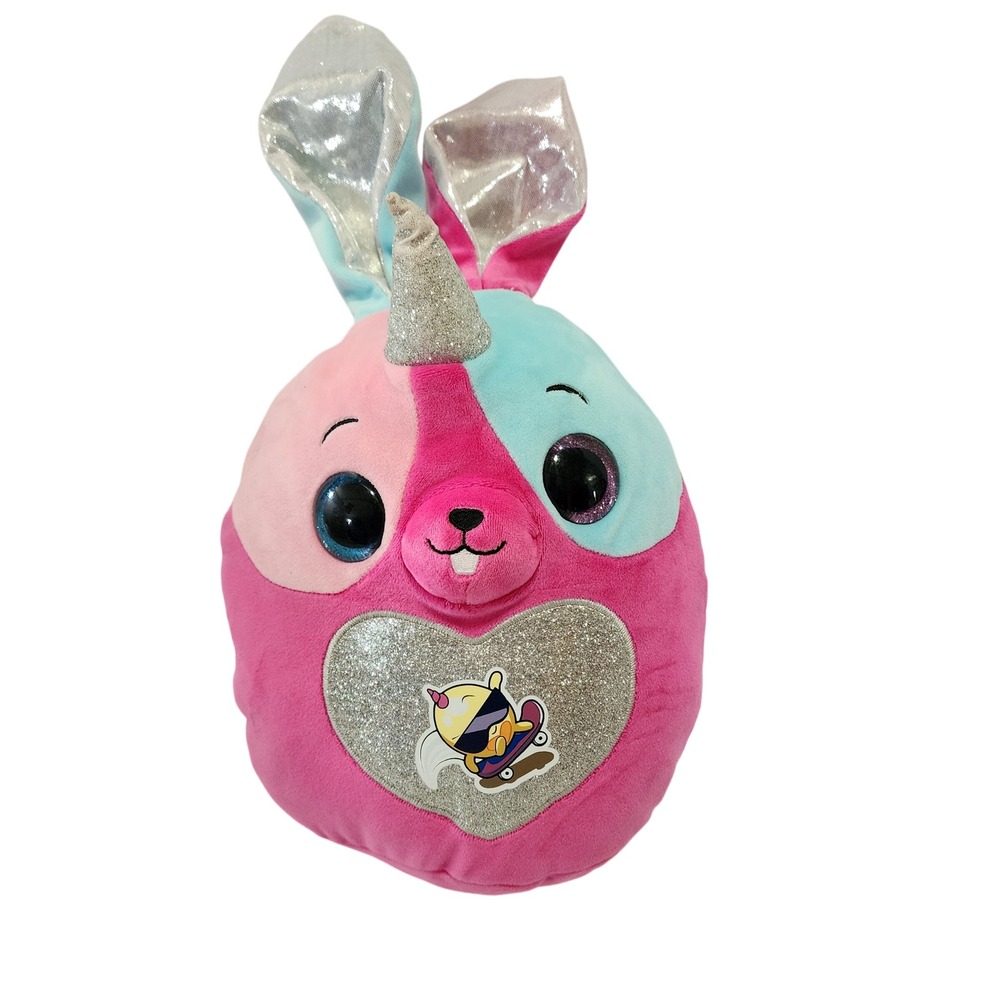 ZURU Rainbocorns 15" Pink Blue Bunny Rabbit Plush